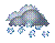 starker Schneefall