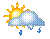 rtlich Schneeregenschauer
